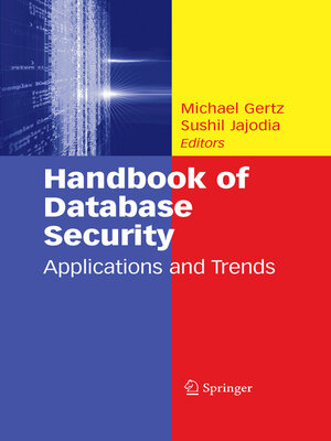 cover image of Handbook of Database Security